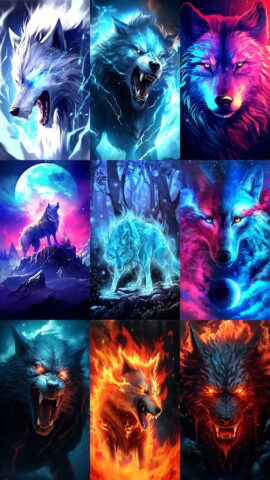 волк обои HD для Android — скриншот 4