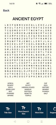 Создатель Поиска Слов для Android — скриншот 5