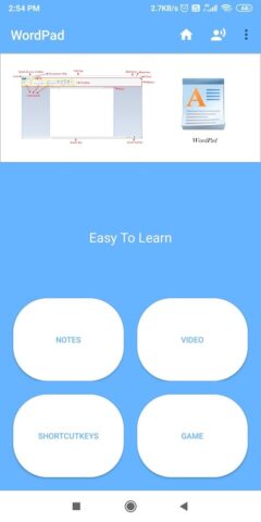 WordPad — Easy To Learn для Android — скриншот 3