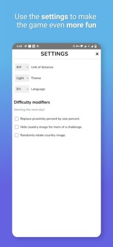 Worldle — Guess the Country для Android — скриншот 5