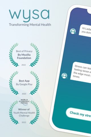 Wysa: Mental Wellbeing AI — скриншот 2