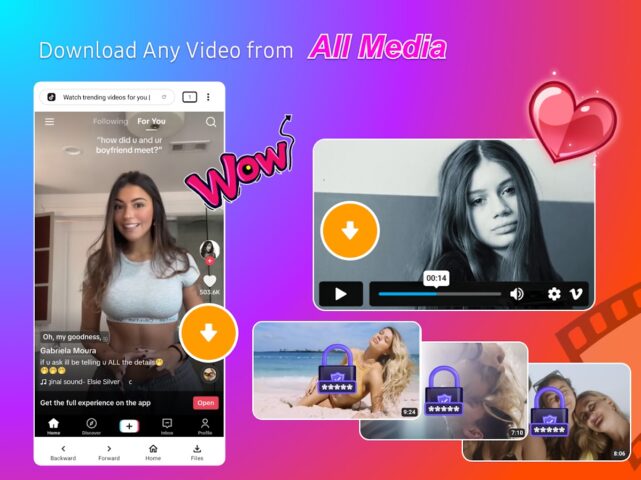 X Video Downloader & Saver для Android — скриншот 1