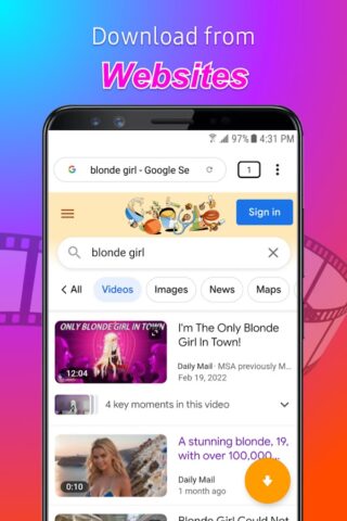 X Video Downloader & Saver для Android — скриншот 3