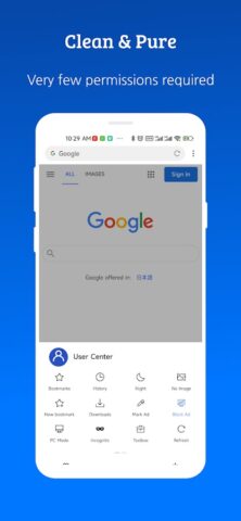 X Browser -Light & Super fast для Android — скриншот 2