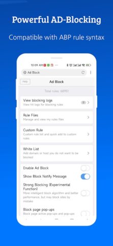 X Browser -Light & Super fast для Android — скриншот 3