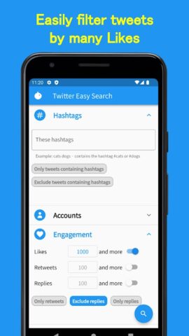 X/Twitter Easy Search для Android — скриншот 5