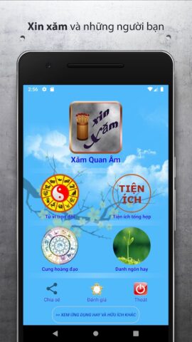 Xin Xăm Mỗi Ngày для Android — скриншот 1