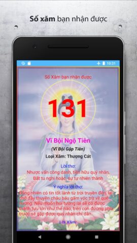 Xin Xăm Mỗi Ngày для Android — скриншот 3
