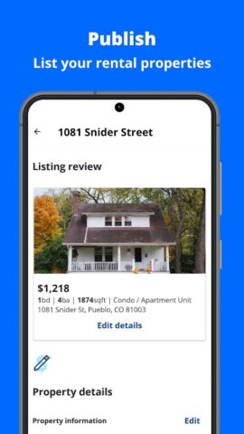 Zillow Rental Manager для Android — скриншот 2