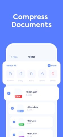 Zip распаковщик, архиватор Rar для iOS — скриншот 3