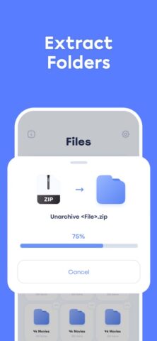 Zip распаковщик, архиватор Rar для iOS — скриншот 4