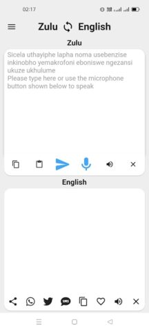 Zulu To English Translator для Android — скриншот 1