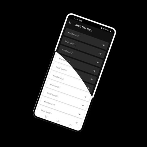kruti Dev Font Converter для Android — скриншот 2