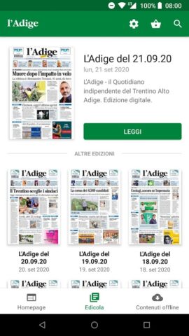 l’Adige для Android — скриншот 1