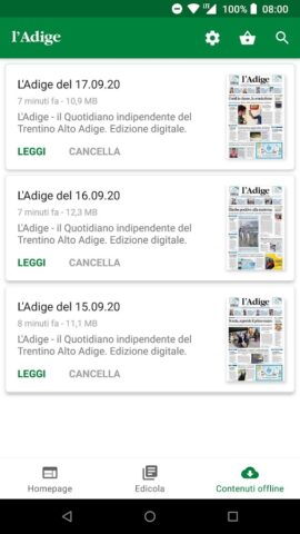 l’Adige для Android — скриншот 5