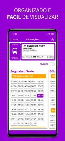 Ônibus Araucária для Android — скриншот 3