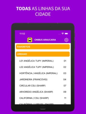 Ônibus Araucária для Android — скриншот 5