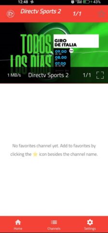 Zona Deportiva Plus — Player для Android — скриншот 5