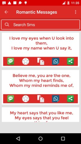 2026 Love Message 10000+ для Android — скриншот 3