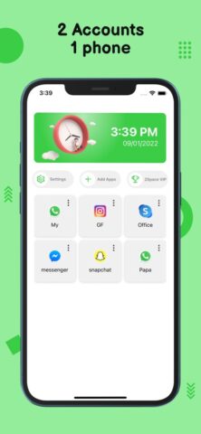 2Space — Multiple Accounts для iOS — скриншот 2