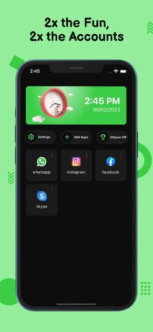 2Space — Multiple Accounts для iOS — скриншот 3
