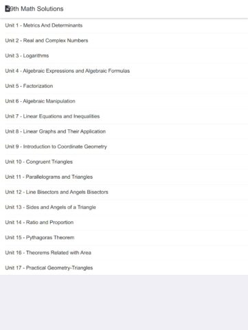 9th Class Math Key book для Android — скриншот 4