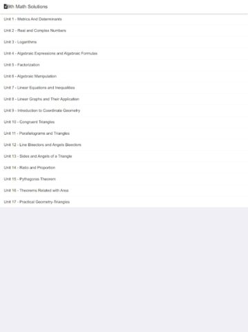 9th Class Math Key book для Android — скриншот 5