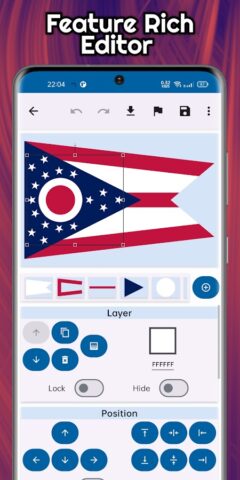A+ Flag Maker для Android — скриншот 1