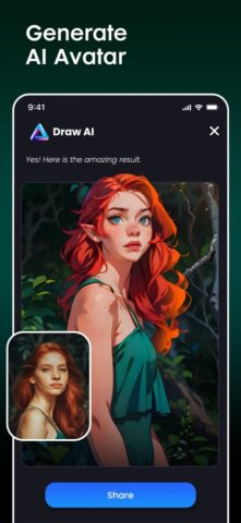 Photo Art Generator — Draw AI для iOS — скриншот 3