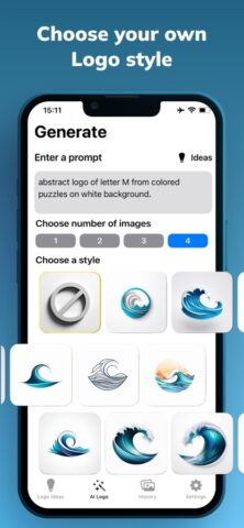 AI Logo Generator: Custom Logo для iOS — скриншот 5