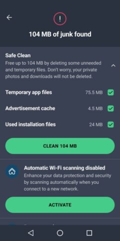AVG Protection для Android — скриншот 2