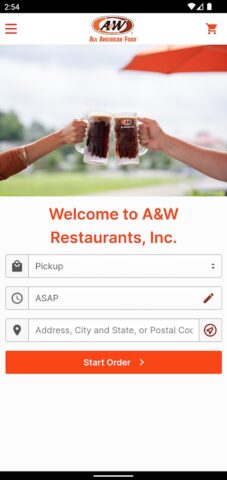 A&W Restaurants для Android — скриншот 1
