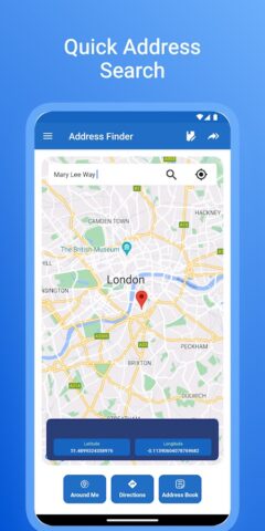 Поиск Адреса и Местоположение для Android — скриншот 2