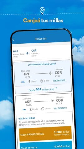 Aerolíneas Argentinas для Android — скриншот 4