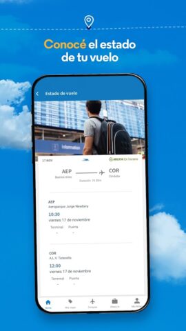 Aerolíneas Argentinas для Android — скриншот 5