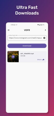 All Social Video Downloader для Android — скриншот 3