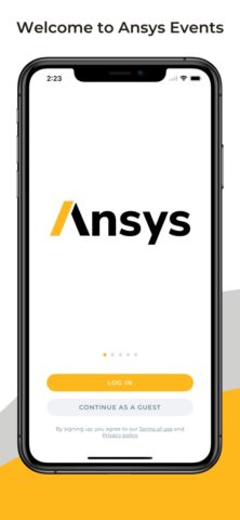 Ansys Events для iOS — скриншот 1