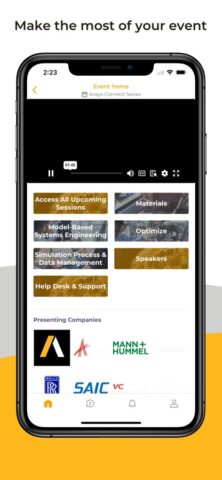Ansys Events для iOS — скриншот 2
