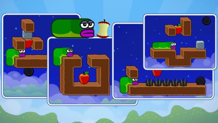 Apple Worm: Головоломка змейка для Android — скриншот 5
