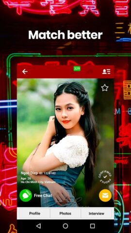 AsianDate: Asian Dating & Chat для Android — скриншот 2