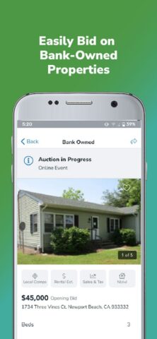 Auction.com — Homes for Sale для Android — скриншот 1