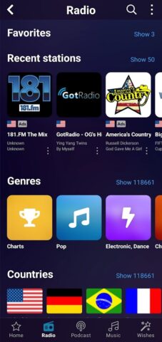 Audials Play: Radio & Podcasts — скриншот 5