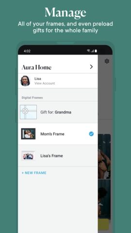 Aura Frames для Android — скриншот 4