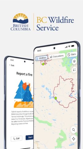 BC Wildfire Service для Android — скриншот 1