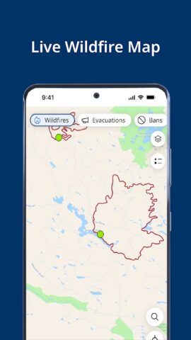 BC Wildfire Service для Android — скриншот 2