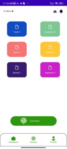 BVN Mobile Enrollment для Android — скриншот 1