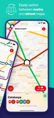 Barcelona Metro Map & Routing для iOS — скриншот 2