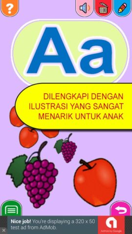 Belajar Huruf dan Angka для Android — скриншот 3