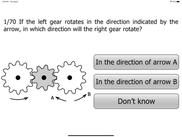 Тест Беннета для iOS — скриншот 1