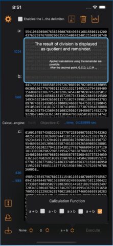 Big Number Calculator+ для iOS — скриншот 2